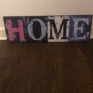 Peir 1 HOME sign